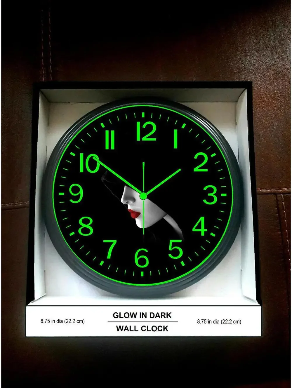 Wizard Mystical Bar Lounge Glow in the Dark Wall Clock Music Studio Wall NEW